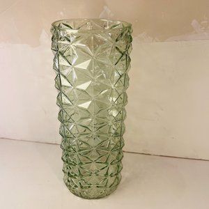 Afloral Diamond Cut Vase - 12"